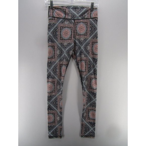 The Upside Leggings 6 Compression Yoga Running Aztec Tribal Pull On - Picture 1 of 7